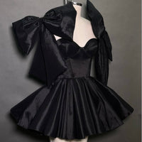 BOW DRESS W/ arm scrunchie bows