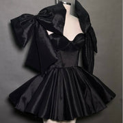 BOW DRESS W/ arm scrunchie bows