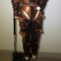 bust cup Leo with cargo chaps and Hardware size 12  (ready to ship)