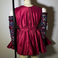 Supernova dress w/ corset belt and gloves (SIZE-18)(ready to ship)
