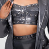 OBLIVION BRA AND PANTY SET.(jacket not included)